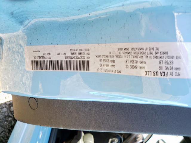 3C3CFFGE3HT598345 - 2017 FIAT 500 ELECTRIC  photo 10