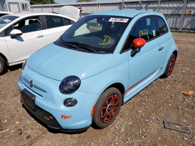 3C3CFFGE3HT598345 - 2017 FIAT 500 ELECTRIC  photo 2