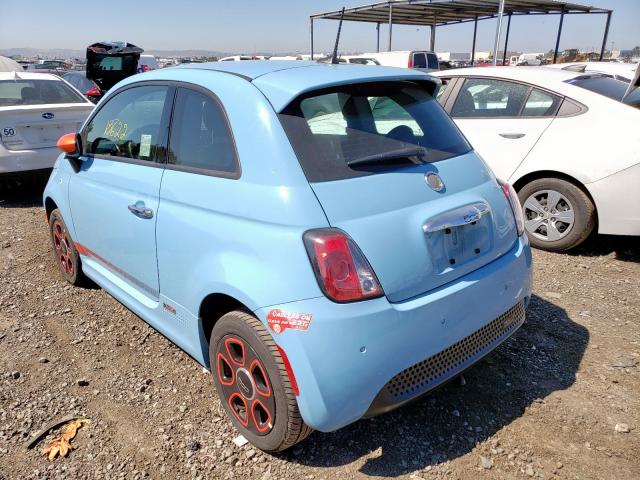 3C3CFFGE3HT598345 - 2017 FIAT 500 ELECTRIC  photo 3