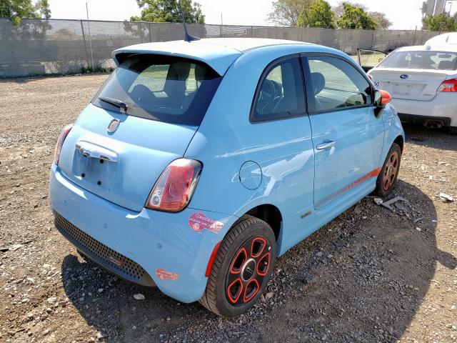 3C3CFFGE3HT598345 - 2017 FIAT 500 ELECTRIC  photo 4