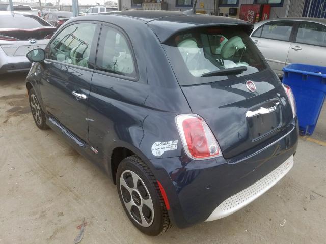 3C3CFFGE9HT526193 - 2017 FIAT 500 ELECTRIC  photo 3