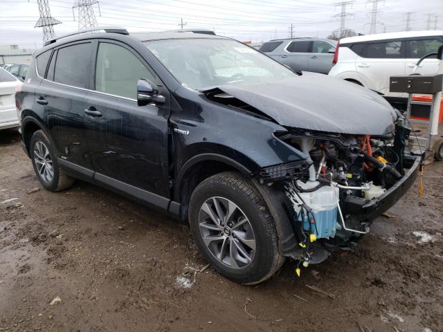 JTMRJREV3JD246967 - 2018 TOYOTA RAV4 HV LE BLACK photo 4