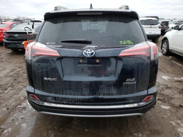 JTMRJREV3JD246967 - 2018 TOYOTA RAV4 HV LE BLACK photo 6