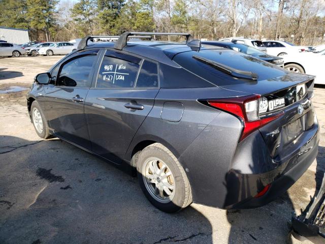 JTDKARFU5L3119119 - 2020 TOYOTA PRIUS L GRAY photo 2