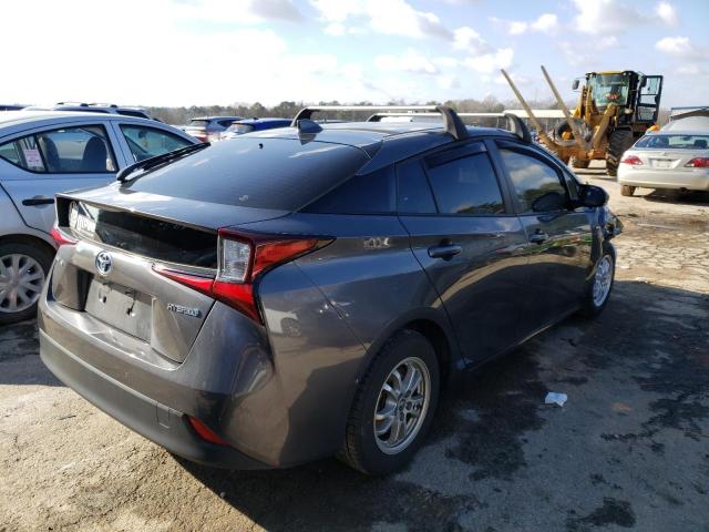 JTDKARFU5L3119119 - 2020 TOYOTA PRIUS L GRAY photo 3