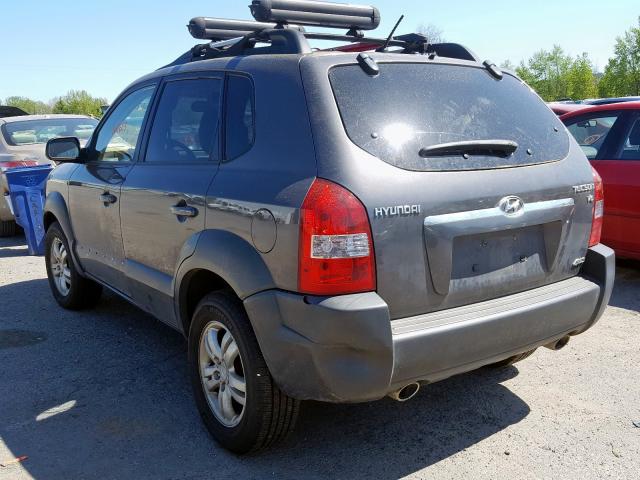 KM8JN72D98U813884 - 2008 HYUNDAI TUCSON SE  photo 3