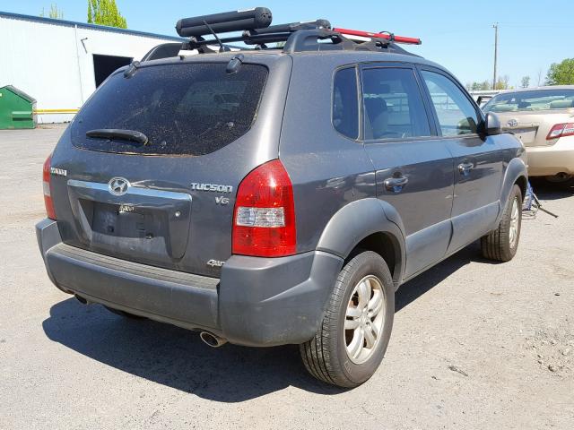 KM8JN72D98U813884 - 2008 HYUNDAI TUCSON SE  photo 4