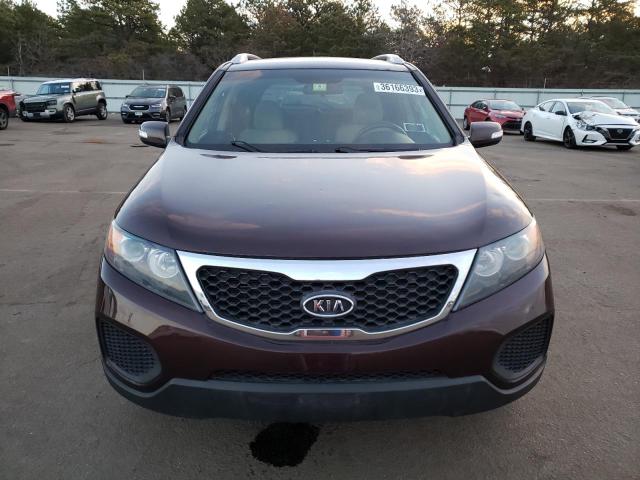 5XYKTDA23CG271172 - 2012 KIA SORENTO BASE MAROON photo 5