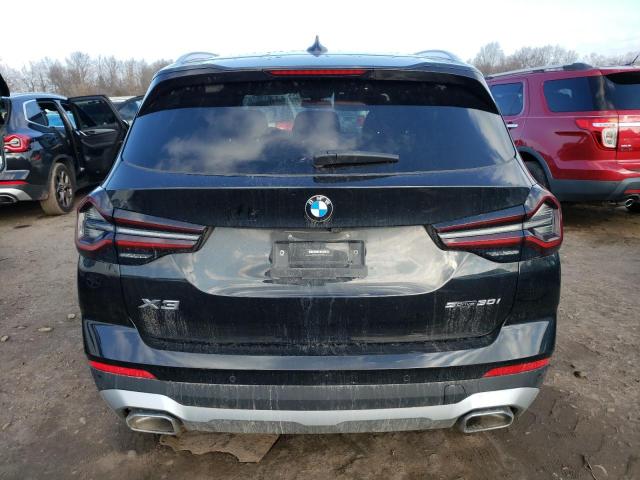 5UX43DP04N9N17261 - 2022 BMW X3 SDRIVE30I BLACK photo 6