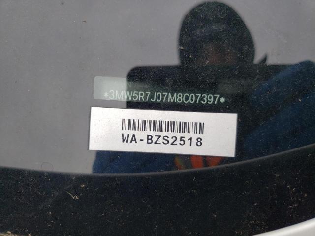 3MW5R7J07M8C07397 - 2021 BMW 330XI Blanco foto 12