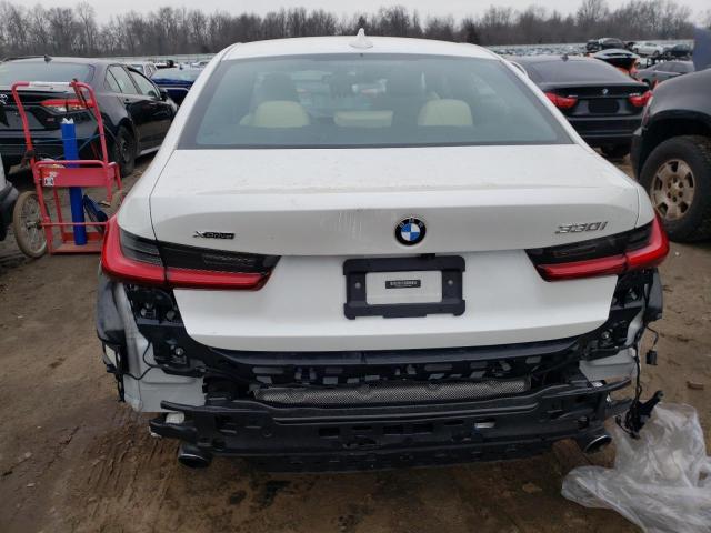 3MW5R7J07M8C07397 - 2021 BMW 330XI WHITE photo 6