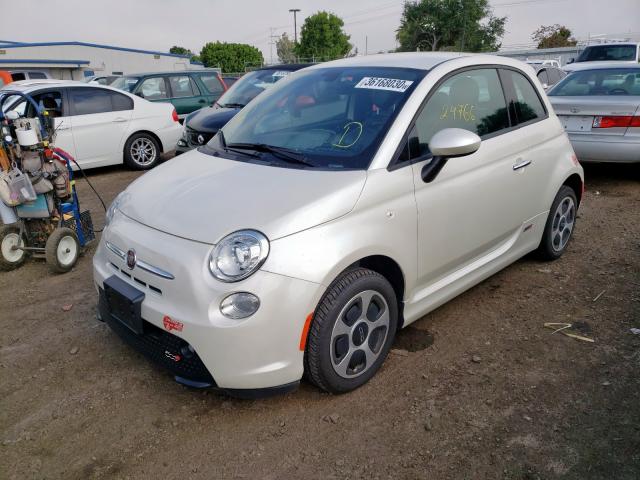 3C3CFFGE3HT586096 - 2017 FIAT 500 ELECTRIC  photo 2