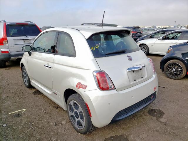 3C3CFFGE3HT586096 - 2017 FIAT 500 ELECTRIC  photo 3