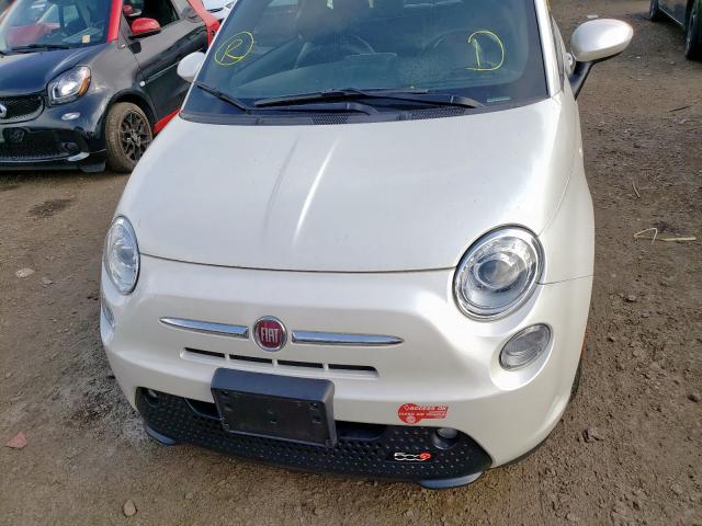 3C3CFFGE3HT586096 - 2017 FIAT 500 ELECTRIC  photo 9