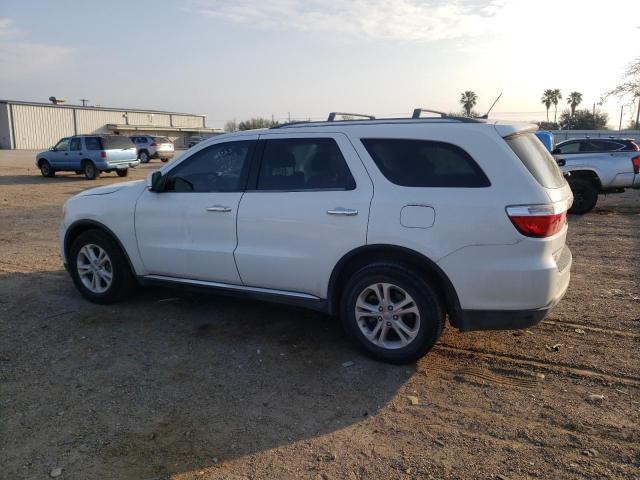 1C4SDHDT2DC564222 - 2013 DODGE DURANGO CREW WHITE photo 2