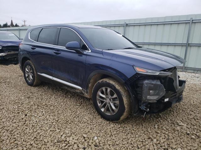 5NMS33AD8KH057665 - 2019 HYUNDAI SANTA FE SEL Կապույտ լուսանկար 4
