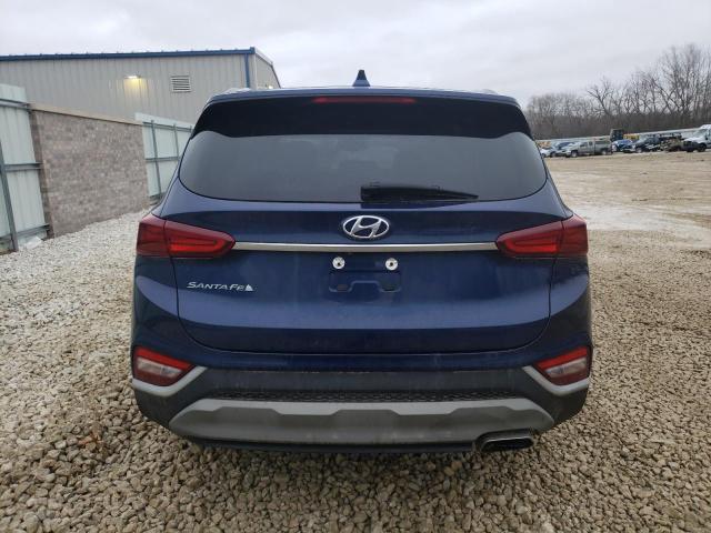 5NMS33AD8KH057665 - 2019 HYUNDAI SANTA FE SEL BLUE photo 6