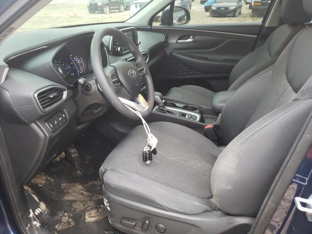5NMS33AD8KH057665 - 2019 HYUNDAI SANTA FE SEL Կապույտ լուսանկար 7