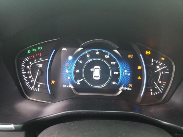 5NMS33AD8KH057665 - 2019 HYUNDAI SANTA FE SEL Կապույտ լուսանկար 9