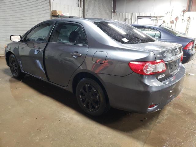 2T1BU4EE3BC725643 - 2011 TOYOTA COROLLA BASE GRAY photo 2