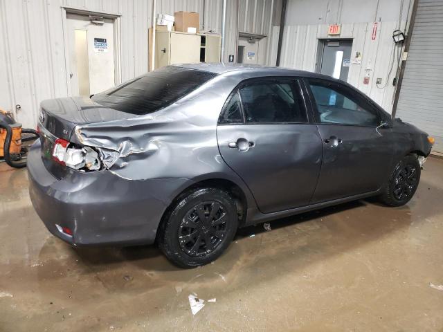 2T1BU4EE3BC725643 - 2011 TOYOTA COROLLA BASE GRAY photo 3