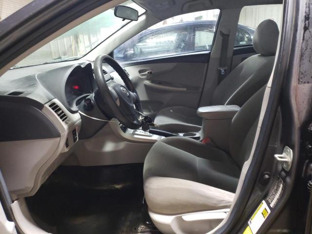 2T1BU4EE3BC725643 - 2011 TOYOTA COROLLA BASE GRAY photo 7