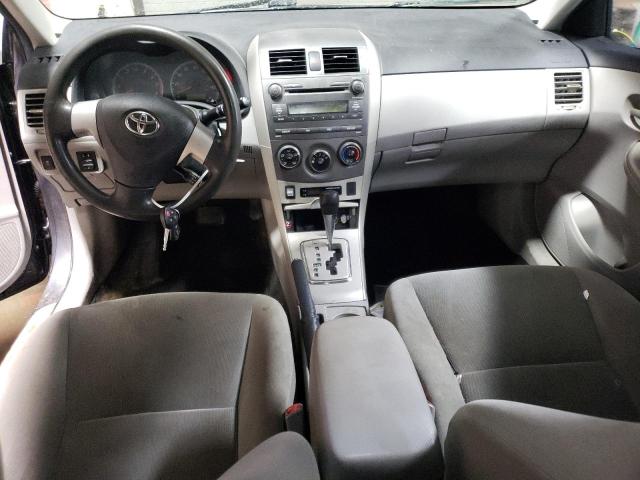 2T1BU4EE3BC725643 - 2011 TOYOTA COROLLA BASE GRAY photo 8