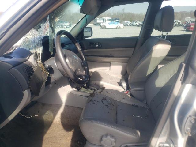 JF1SG656X4H740852 - 2004 SUBARU FORESTER 2.5XS Серебристый фото 7