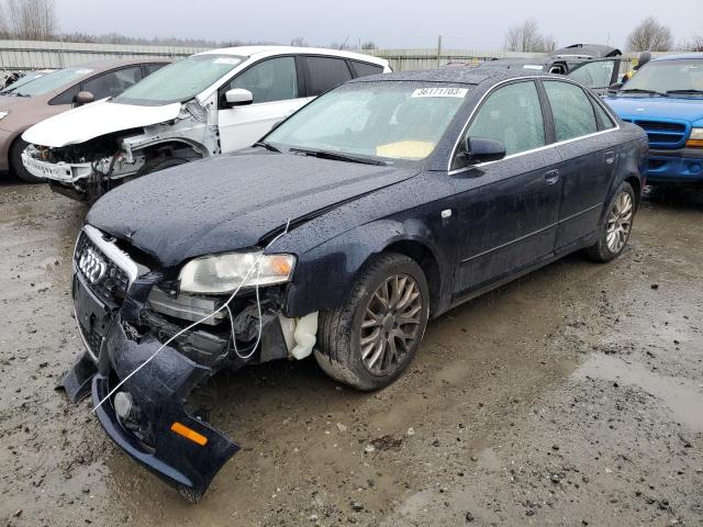 WAUAF78E48A133004 - 2008 AUDI A4 2.0T BLUE photo 1