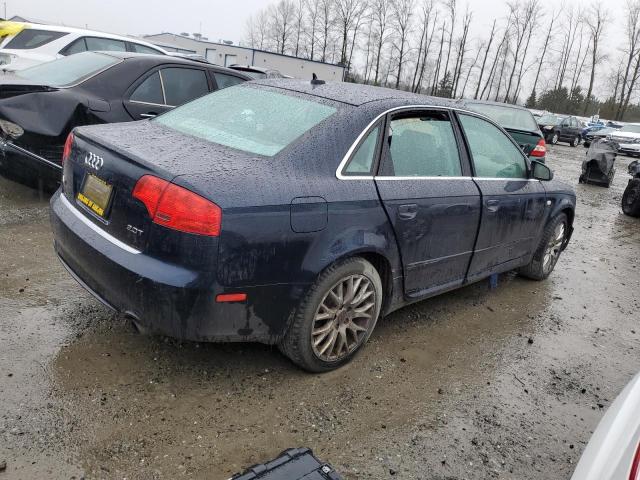 WAUAF78E48A133004 - 2008 AUDI A4 2.0T BLUE photo 3