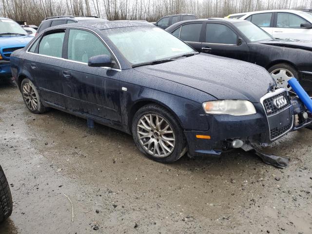 WAUAF78E48A133004 - 2008 AUDI A4 2.0T BLUE photo 4