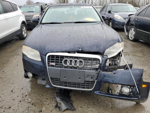 WAUAF78E48A133004 - 2008 AUDI A4 2.0T BLUE photo 5