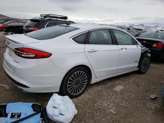 3FA6P0SU7HR305986 - 2017 FORD FUSION TITANIUM PHEV WHITE photo 3