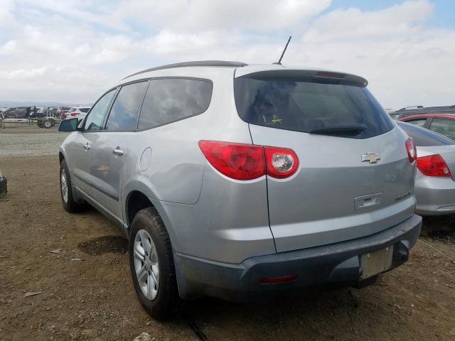 1GNKRFED4BJ280507 - 2011 CHEVROLET TRAVERSE LS  photo 3