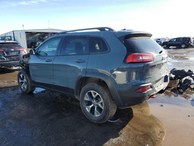 1C4PJMBS2FW639925 - 2015 JEEP CHEROKEE TRAILHAWK BLUE photo 2