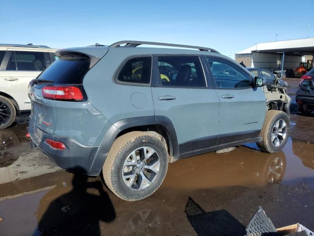 1C4PJMBS2FW639925 - 2015 JEEP CHEROKEE TRAILHAWK 蓝色 照片 3