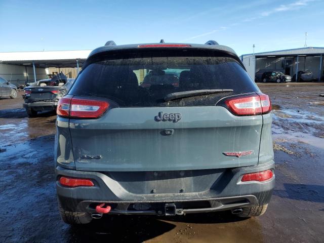 1C4PJMBS2FW639925 - 2015 JEEP CHEROKEE TRAILHAWK BLUE photo 6