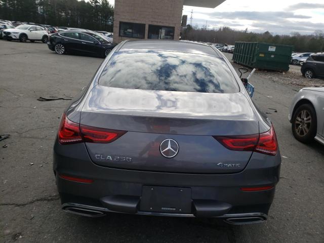 W1K5J4HB0PN330532 - 2023 MERCEDES-BENZ CLA 250 4MATIC GRAY photo 6