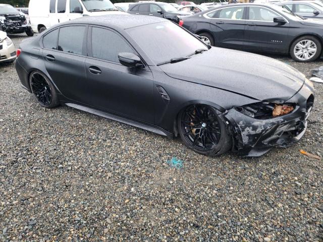 WBS43AY01NFM41779 - 2022 BMW M3 COMPETITION BLACK photo 4