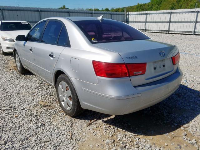 5NPET4AC6AH604931 - 2010 HYUNDAI SONATA GLS  photo 3