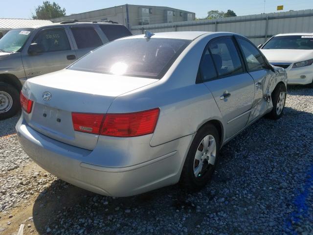 5NPET4AC6AH604931 - 2010 HYUNDAI SONATA GLS  photo 4