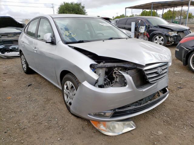 KMHDU4AD6AU142440 - 2010 HYUNDAI ELANTRA BLUE  photo 1