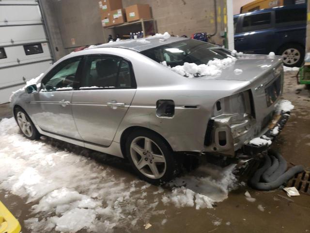 19UUA66276A034693 - 2006 ACURA 3.2TL SILVER photo 2