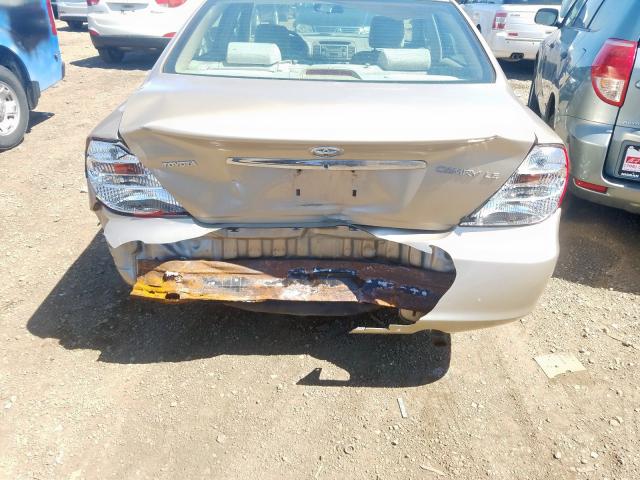 4T1BE32K03U129360 - 2003 TOYOTA CAMRY LE  photo 9