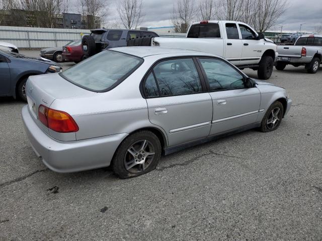 2HGEJ6615YH583776 - 2000 HONDA CIVIC BASE SILVER photo 3