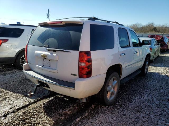 1GNSCCE00CR260321 - 2012 CHEVROLET TAHOE C1500 LTZ WHITE photo 3