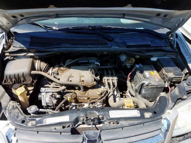 2D4RN5D18AR331797 - 2010 DODGE GRAND CARA SXT BLUE photo 7