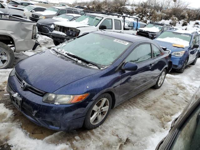 2HGFG12988H539630 - 2008 HONDA CIVIC EXL BLUE photo 1