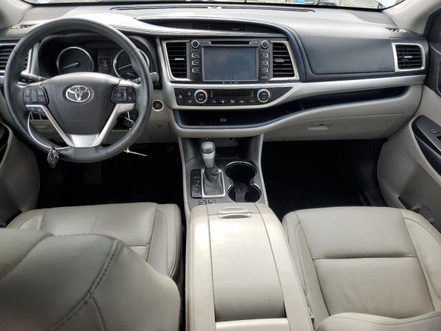 5TDKKRFH9GS151432 - 2016 TOYOTA HIGHLANDER XLE SILVER photo 8