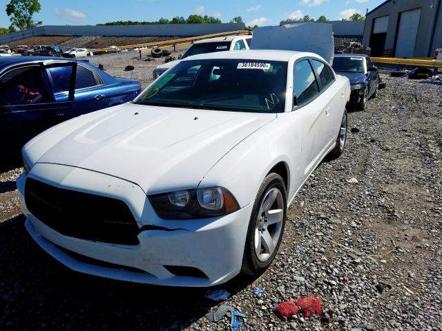 2C3CDXATXEH156198 - 2014 DODGE CHARGER POLICE  photo 2